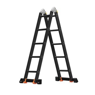 China Household Multifunctional Aluminum Alloy Folding Ladders Thickened Herringbone Ladder for sale