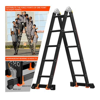 China High quality folding ladders and strong bearing ladder retractable portable multifunctional ladder for sale