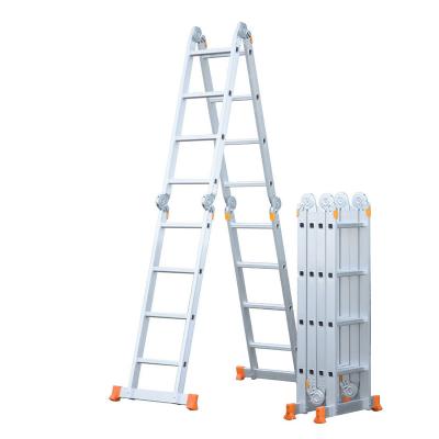 China Folding ladders wholesale retractable aluminum ladder multifunctional non-slip folding ladder for sale