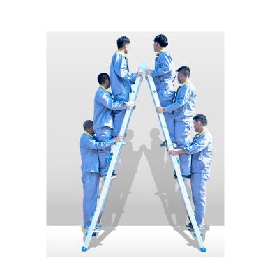 China Telescopic ladders thickened aluminum alloy high quality common straight ladder dual function foldable straight ladder for sale