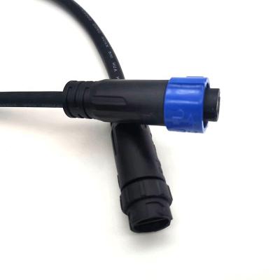 China Nylon Waterproof Power Screw Electrical Male Female Connector Cable Connector For Flexible Conduit for sale