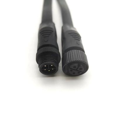 China Power LED Connector 3 Pin Waterproof M12 Electrical Connector IP67 for sale