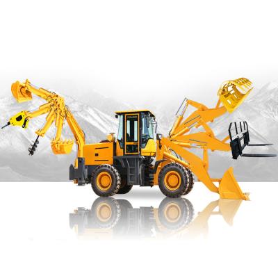 China 2020 Hot Selling Smallest 2.5ton/2 ton Motor Backhoe China Loader Tyres Equipment 4x4 for sale