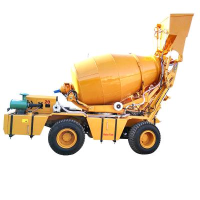 China 2.0 m3 /3.0m3 Self Loading Mobile Concrete Transit Mixer Truck Self-loading for Sale for sale