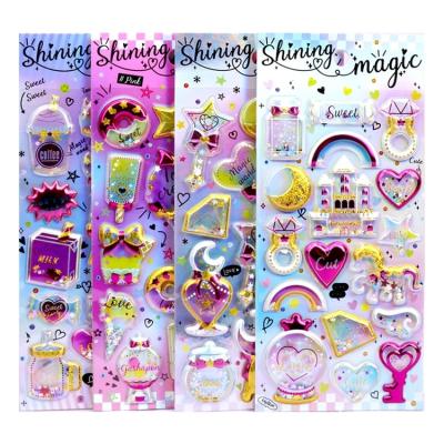 China China supplier new brand decorative sticker 3d wall repeated use children's toy Yaoyao decorative sticker for sale