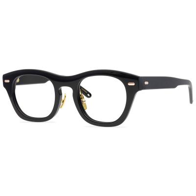 China Student Optical Eyewear Including Acetate Glass Classic Design Frame Ice Frame Large Thick Glass Frames Men And Women for sale