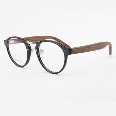 China Wholesale Wooden Eyewear Optical Frames China Temple Glass Acetate Frame Optical Frames for sale