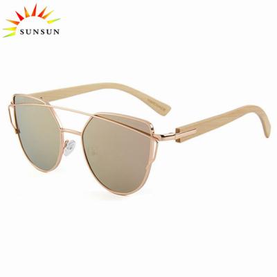 China 2018 trend new fashion sunglasses bamboo sunglasses for women shape newer glasses for sale