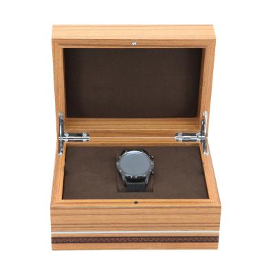 China Wholesale Wooden High End Wooden Watch Box With Solid Veneer Custom Luxury Watch Box Packaging for sale