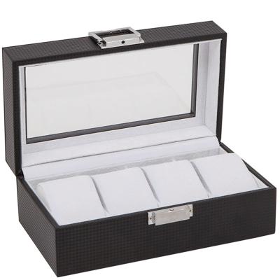 China Watch 2020 Luxury Leather Storage Fashion 4/6/8/10/12 Slots Watch Box For Sale for sale