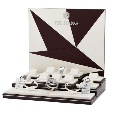 China Fashion Brand Leather Watch Display Made Display Stand For Sale Dongguan 2020 Cases And Displays for sale