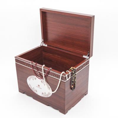 China Collection Sanfeng Factory High Quality Rosewood Jewelry Box with Engrave Flowers, Wooden Jewelry Storage Box for Wholesale for sale