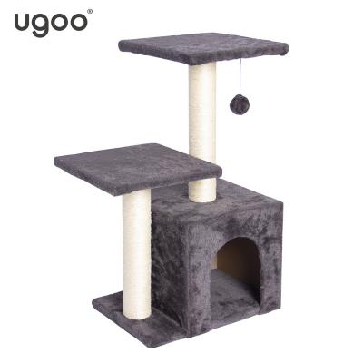 China Cat Furniture Cat Tree Scratching Sustainable Luxury Sisal Posts Modern Medium Cat Scratching Post for sale