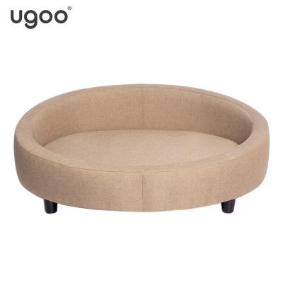 China High Quality Sustainable Comfortable Luxury Pet Sofa Bed Safety Wooden Pet Sofa Bed Luxury for sale