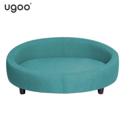 China New Design Sustainable Luxury Comfortable Pet Sofa Bed Wooden Pet Sofa Bed Luxury for sale