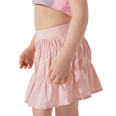 China Custom Short Active Kids Ruffle Kids Anti-wrinkle Mini Waist Skirt School Girl Pleated Pleated Skirt for sale