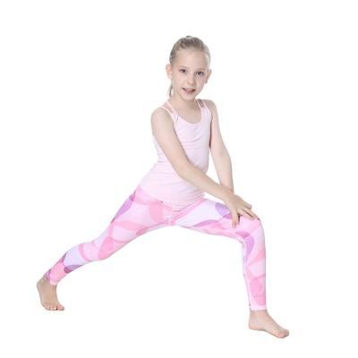 China 2022 Breathable High Quality Kids Invest Sports Logo Design Custom Top Running Legging For Kids for sale