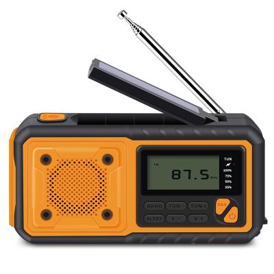 China PORTABLE Solar Radio Light Weather Radio Hand Crank Solar Powered Am/Fm With Torch for sale