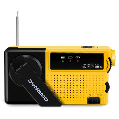 China PORTABLE Outdoor Hand Crank With Power Solar De Emergencia Am Radio for sale