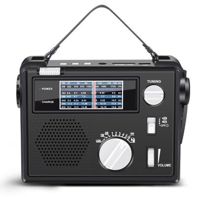 China PORTABLE Stronix Hand Crank Radio With Power Solar Charger Power Emergency Radio for sale