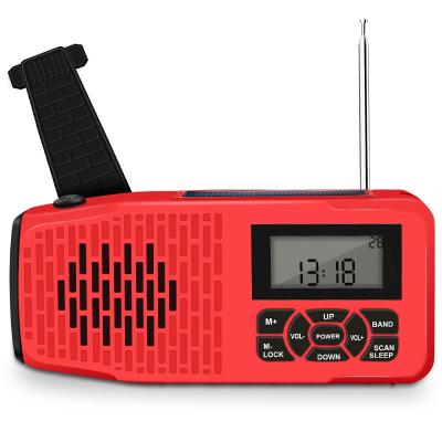 China PORTABLE Stronix Radio Solar USB Crank Radio Emergency Hand Crank Solar Portable Radio for sale