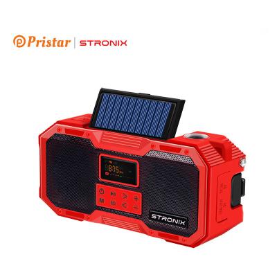 China PORTABLE Stronix Hand-Cranked Portable Solar Power Bank Radio Am Fm USB for sale