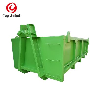 China Hotel construction waste collection hook lift container HOOK ELEVATOR container dump for sale