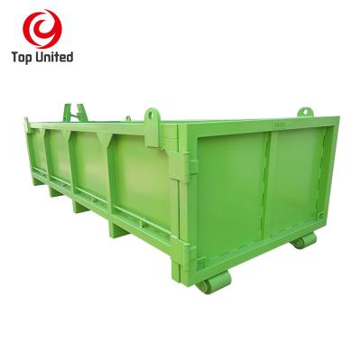 China Outdoor 6m3-40m3 Hotels Cubic Meters Drop On Landfill Hooklifts Hook Lift Bin for sale