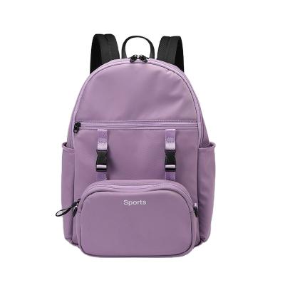 China Waterproof ladies backpack 2021 wholesale custom logo canvas backpack waterproof woman bag for sale