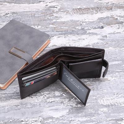 China Wholesale Fashion Men's Python Skin Pocket Wallet Custom Leather Wallet Available Anti-theft PU For Men for sale