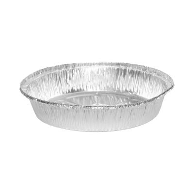 China Food Grade Aluminum Foil Tray Disposable Circular Baking Deep Pan Pizza Pan Aluminum Stick Non for sale