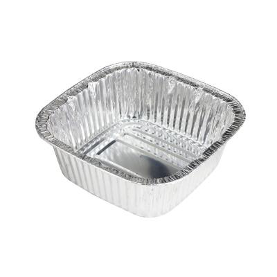 China FoodCooking Disposable Aluminum Foil Baking Tray With Cover Aluminum Foil Covered Pan Aluminum Baking Tray for sale