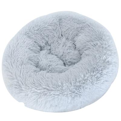 China Breathable Donut Dog Bed Round Dog Bed Four Seasons Luxury Soft Removable Washable Pet Bed Manufactures for sale