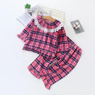 China Baby Sleepwear Girls Pajamas Summer Children Pajamas 100% Cotton Children Pajamas Sets Baby Clothing Sets Toddler Girls Sleepwear for sale