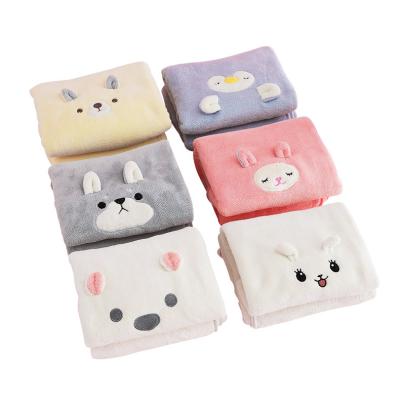 China 100% Cotton Child Safe Bath Towels Soft and Workmanship Harmless Exquisite Baby Animal Head Towels for sale