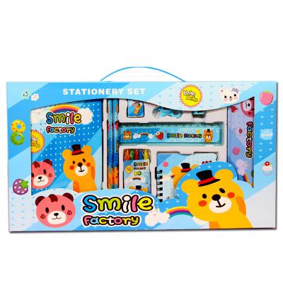 China 100% Eco-friendly School Season Children's Stationery Set Basic Student Gift Box Packaging for sale