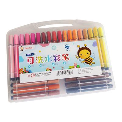 China Multicolor Boxed Gift Washable Watercolor Pen Watercolor Pen Art and Hard Head Kids Watercolor Pen Soft Painting and Coloring for sale