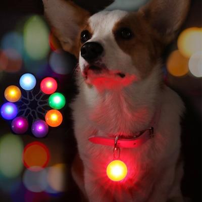 China Lights Pet Tracking Collar Tag Night Safety Hanging Pendant Led Glow Dog Collar Pendants For Pet for sale