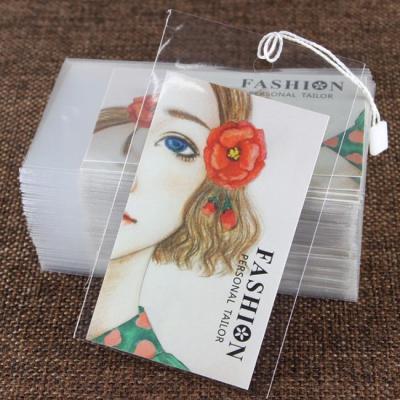 China New Recyled Design Customized Logo Colorful Printing Sewing Tag With Opp Bag for sale