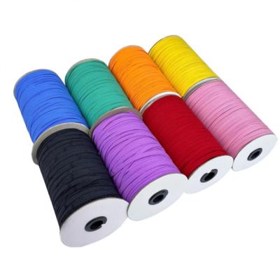 China Other High Quality Flat 8mm Flat Elastic Band 5mm 7mm Resistance Bands for sale