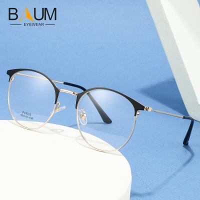 China Hot Selling Fashion Metal Frame High Quality Glasses Club Head Business Optical Spectacle Style Optical Frames for sale