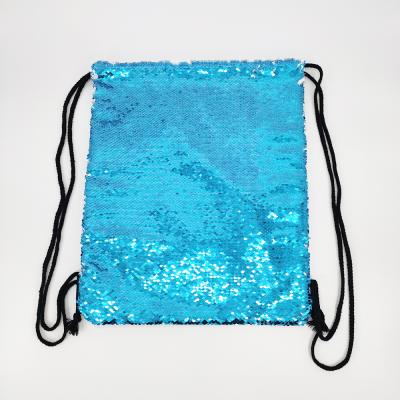 China Flip Sequins Wholesale Recyclable Logo Design Sequin Organic Custom Drawstring Bags Cheap Promotional Prices for sale