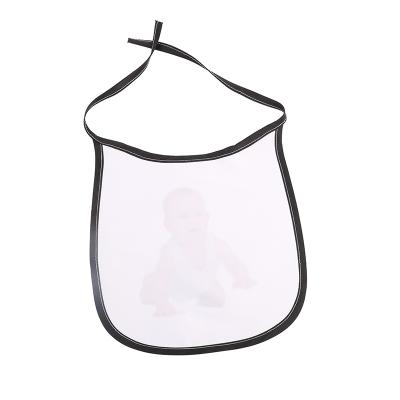 China Hot Selling Sublimation Polyester Waterproof Baby Bib Custom Printing 100% Washable Baby Bib Viable for sale