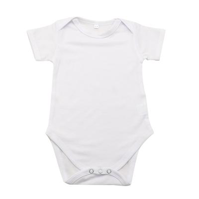 China comfortable & 100% infant romper sublimation baby boy newborn girls printable baby rompers high quality unisex polyester onesies blanks baby clothes for sale