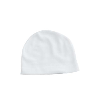 China Soft Feeling Personalized Kids Adults White Sublimation Masks Fleece Beanie Hat for sale