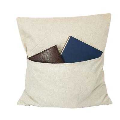 China 16x16 Inch Square Shape Sublimation Pillow Case Custom Decorative Cushion Cover Luxury Folded Tile Covers for sale