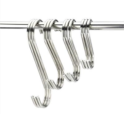 China food & Custom Durable Stainless Steel Beverage Hooks For Kitchen Bathroom Bedroom Hanging Hooks for sale