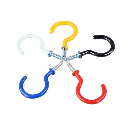 China General Industry Ceiling Hooks For Plants Hanging Basket Rubber Liner Screw-in Heavy Duty Hooks for sale