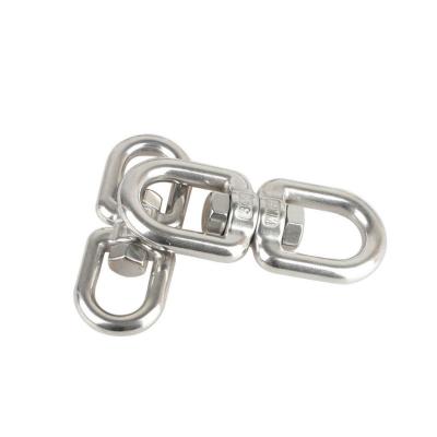 China Indoor Stainless Steel Swivel Ring Double Ended Swivel Eye Hook for Hanging Hammock Chair for sale