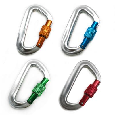 China 12KN Heavy Industry Climbing Carabiner Aluminum Buckle for sale